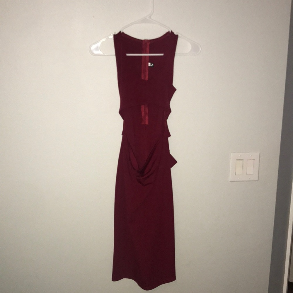 Maroon dress